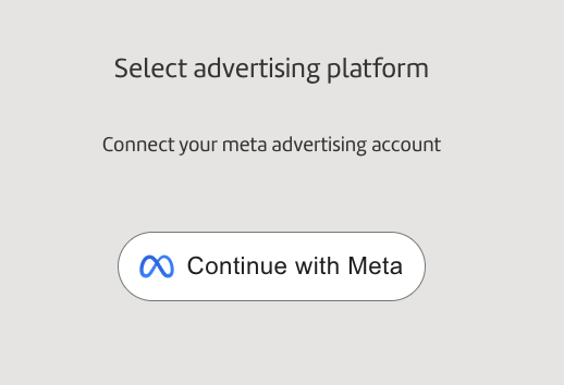 Meta Login Button How to connect your Meta Advertising Account