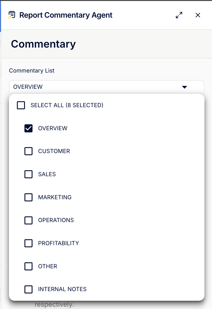 How to add a Report Comment